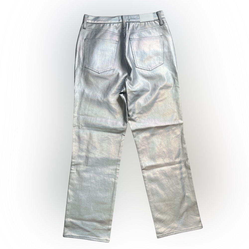 NWT Pistola High Rise Straight Cassie Coated Prism Jeans | Size 29 - Picture 6 of 15